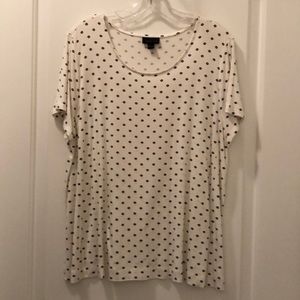 Pretty Ivory and Black Top.